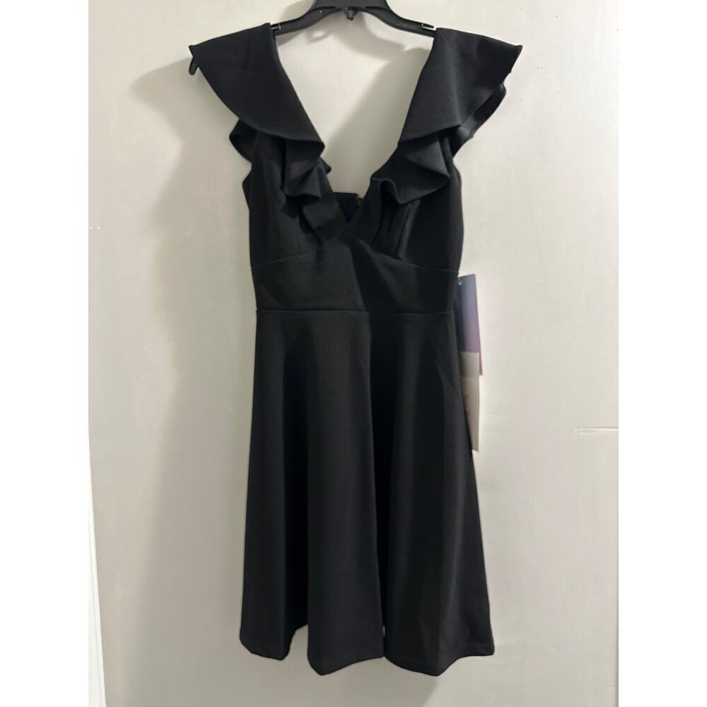 🔴Jump Apparel Junior black mini dress size XS New